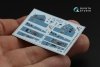 Quinta Studio QD48188 Su-30SM 3D-Printed coloured Interior on decal paper (for KittyHawk kit) 1/48